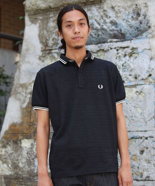 FRED PERRY×BEAMS別注 ネイビーポロシャツ UK 10 FRED PERRY×BEAMS別注 ネイビーポロシャツ UK 10 FRED PERRY × BEAMS