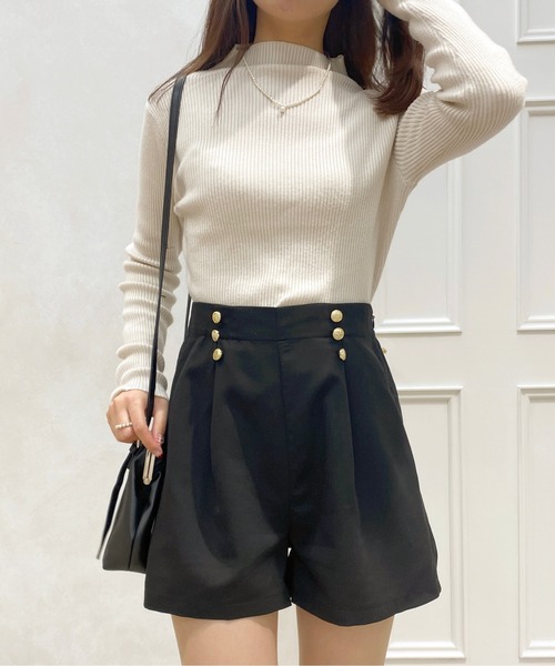 apres jour（アプレジュール）の「アソートショートパンツ【ZOZOTOWN限定アイテム】（その他パンツ・レディース・オフホワイト/ブラック系その他/ブラック・フリー/X-LARGE）」の3枚目の写真