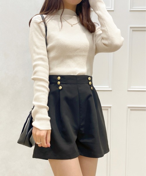 apres jour（アプレジュール）の「アソートショートパンツ【ZOZOTOWN限定アイテム】（その他パンツ・レディース・オフホワイト/ブラック系その他/ブラック・フリー/X-LARGE）」の4枚目の写真