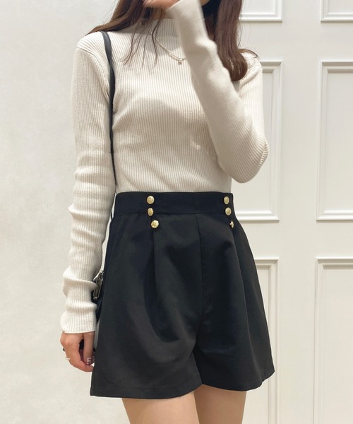 apres jour（アプレジュール）の「アソートショートパンツ【ZOZOTOWN限定アイテム】（その他パンツ・レディース・オフホワイト/ブラック系その他/ブラック・フリー/X-LARGE）」の5枚目の写真