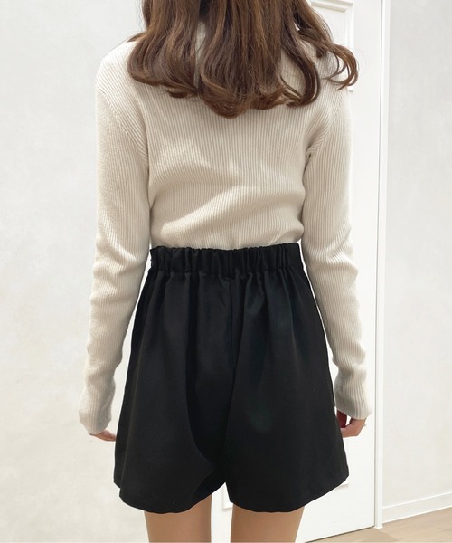 apres jour（アプレジュール）の「アソートショートパンツ【ZOZOTOWN限定アイテム】（その他パンツ・レディース・オフホワイト/ブラック系その他/ブラック・フリー/X-LARGE）」の7枚目の写真
