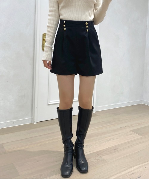 apres jour（アプレジュール）の「アソートショートパンツ【ZOZOTOWN限定アイテム】（その他パンツ・レディース・オフホワイト/ブラック系その他/ブラック・フリー/X-LARGE）」の8枚目の写真