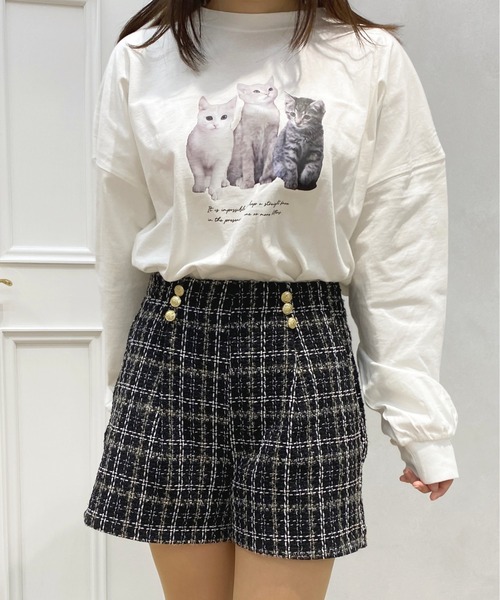apres jour（アプレジュール）の「アソートショートパンツ【ZOZOTOWN限定アイテム】（その他パンツ・レディース・オフホワイト/ブラック系その他/ブラック・フリー/X-LARGE）」の12枚目の写真