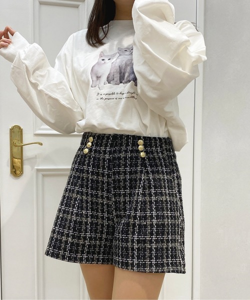 apres jour（アプレジュール）の「アソートショートパンツ【ZOZOTOWN限定アイテム】（その他パンツ・レディース・オフホワイト/ブラック系その他/ブラック・フリー/X-LARGE）」の15枚目の写真
