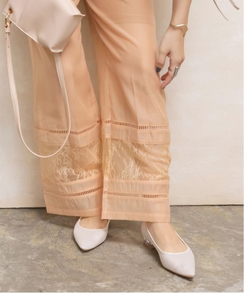 RANDA(ランダ)の「シースルークリアヒールパンプス(パンプス・レディース・グレー/ピンク/アイボリー・23/24/25/22.5/24.5/23.5/22)」の5枚目の写真