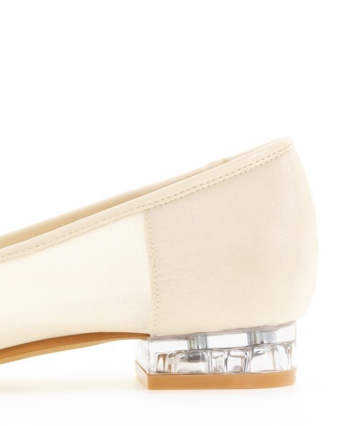 RANDA(ランダ)の「シースルークリアヒールパンプス(パンプス・レディース・グレー/ピンク/アイボリー・23/24/25/22.5/24.5/23.5/22)」の18枚目の写真