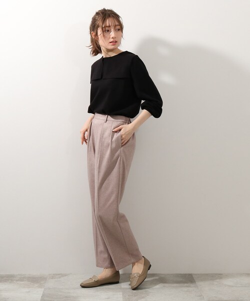 DRESKIP(ドレスキップ)の「◆素材コンビビットローファー(ドレスシューズ・レディース・アイボリー/ブラック/サンドベージュ・25/35/45)」の9枚目の写真