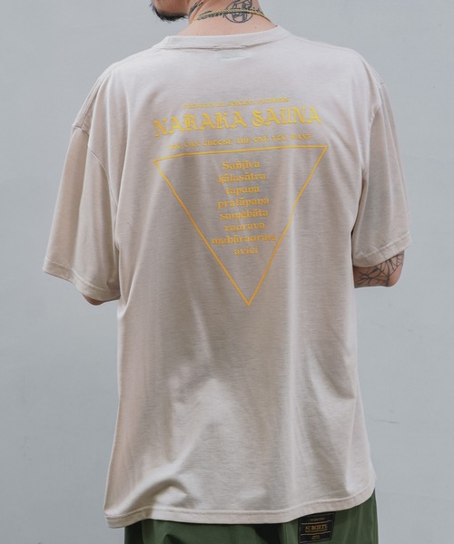 Subciety（サブサエティ）の「NARAKA SAUNA TEE（Tシャツ/カットソー・メンズ・ブラック/ベージュ/ホワイト・LARGE/X-LARGE/XX-LARGE/MEDIUM/SMALL）」の13枚目の写真