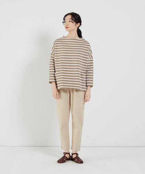 conges payes ADIEU TRISTESSE（コンジェ ペイエ アデュートリステス）の「バスクシャツ（Tシャツ/カットソー・レディース・パープル/ブルー/ベージュ・FREE）」の22枚目の写真