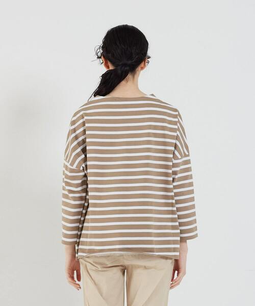 conges payes ADIEU TRISTESSE（コンジェ ペイエ アデュートリステス）の「バスクシャツ（Tシャツ/カットソー・レディース・パープル/ブルー/ベージュ・FREE）」の17枚目の写真