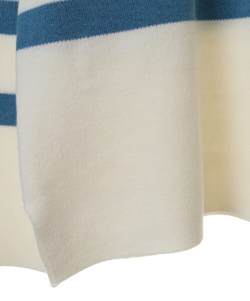 MEN'S MELROSE（メンズメルローズ）の「ストレッチスムースクルーネックニット（ニット/セーター・メンズ・グレー/ベージュ/ホワイト系その他・M/L）」の9枚目の写真