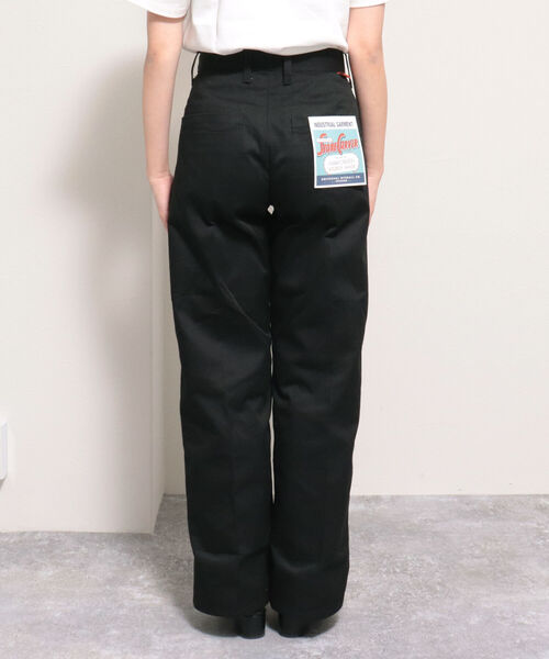 UNIVERSAL OVERALL（ユニバーサルオーバーオール）の「【UNIVERSAL OVERALL/ユニバーサルオーバーオール】WIDE PANTS（その他パンツ・レディース・ベージュ/ブラック・MEDIUM/SMALL）」の11枚目の写真