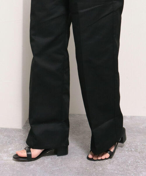 UNIVERSAL OVERALL（ユニバーサルオーバーオール）の「【UNIVERSAL OVERALL/ユニバーサルオーバーオール】WIDE PANTS（その他パンツ・レディース・ベージュ/ブラック・MEDIUM/SMALL）」の18枚目の写真