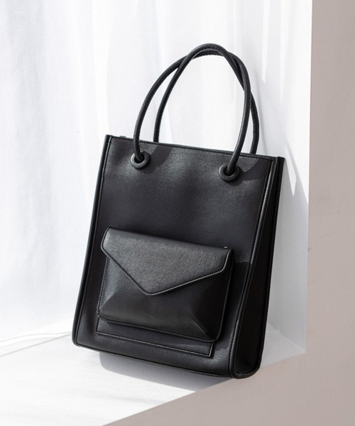 mysty woman（ミスティウーマン）の「マルチWAYトート＆ミニバッグ 269661（トートバッグ・レディース・ブラック/ベージュ・FREE）」の2枚目の写真