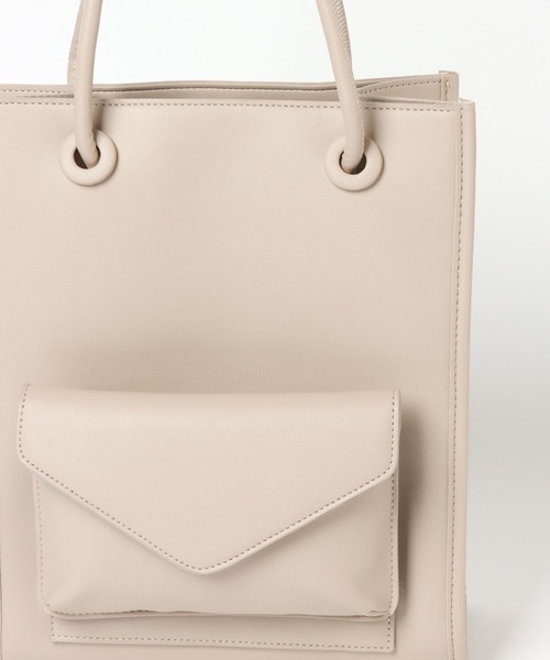 mysty woman（ミスティウーマン）の「マルチWAYトート＆ミニバッグ 269661（トートバッグ・レディース・ブラック/ベージュ・FREE）」の15枚目の写真