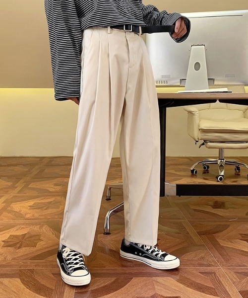 MGV(エムジーヴィー)の「ダブルタックシンプルスラックス(スラックス・メンズ・グレー/ブラック/ホワイト・MEDIUM/LARGE/X-LARGE)」の20枚目の写真