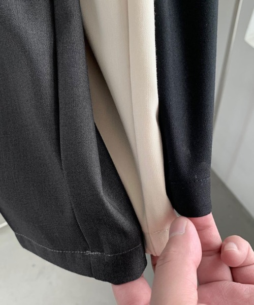 MGV(エムジーヴィー)の「ダブルタックシンプルスラックス(スラックス・メンズ・グレー/ブラック/ホワイト・MEDIUM/LARGE/X-LARGE)」の12枚目の写真