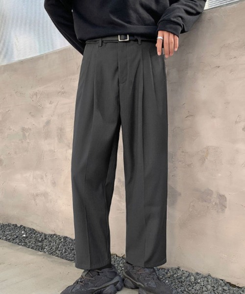 MGV(エムジーヴィー)の「ダブルタックシンプルスラックス(スラックス・メンズ・グレー/ブラック/ホワイト・MEDIUM/LARGE/X-LARGE)」の17枚目の写真