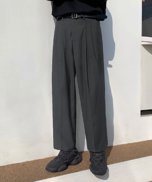 MGV(エムジーヴィー)の「ダブルタックシンプルスラックス(スラックス・メンズ・グレー/ブラック/ホワイト・MEDIUM/LARGE/X-LARGE)」の14枚目の写真