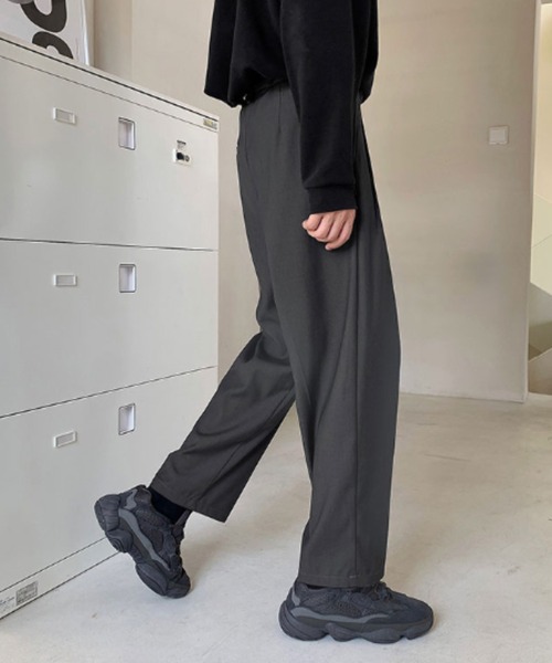 MGV(エムジーヴィー)の「ダブルタックシンプルスラックス(スラックス・メンズ・グレー/ブラック/ホワイト・MEDIUM/LARGE/X-LARGE)」の21枚目の写真