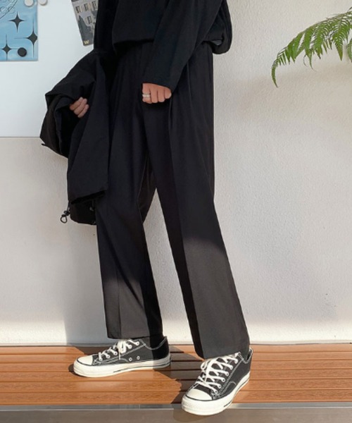 MGV(エムジーヴィー)の「ダブルタックシンプルスラックス(スラックス・メンズ・グレー/ブラック/ホワイト・MEDIUM/LARGE/X-LARGE)」の11枚目の写真