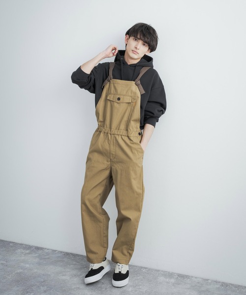 KRIFF MAYER(クリフメイヤー)の「KRIFF MAYER クリフメイヤー HINOKOサロペット オーバーオール(サロペット/オーバーオール・メンズ・ブラック/ベージュ/レッド/オリーブ/ブルー・M/L/XL)」の15枚目の写真