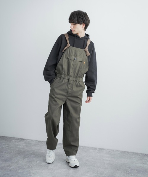 KRIFF MAYER(クリフメイヤー)の「KRIFF MAYER クリフメイヤー HINOKOサロペット オーバーオール(サロペット/オーバーオール・メンズ・ブラック/ベージュ/レッド/オリーブ/ブルー・M/L/XL)」の19枚目の写真