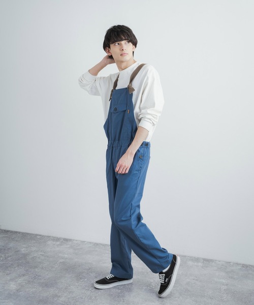 KRIFF MAYER(クリフメイヤー)の「KRIFF MAYER クリフメイヤー HINOKOサロペット オーバーオール(サロペット/オーバーオール・メンズ・ブラック/ベージュ/レッド/オリーブ/ブルー・M/L/XL)」の22枚目の写真