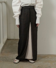 lawgy | sheer layered slit skirt(スカート)