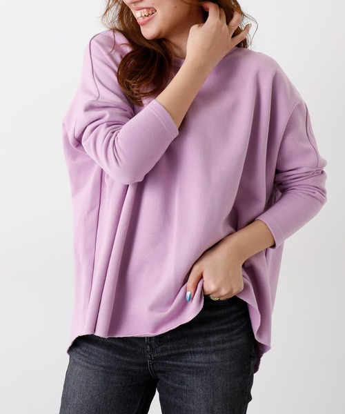 OUVRAGE CLASSE(ウヴラージュクラス)の「バックプリントスウェットプルオーバー(Tシャツ/カットソー・レディース・ピンク/アイボリー/オフホワイト/ネイビー・FREE)」の16枚目の写真