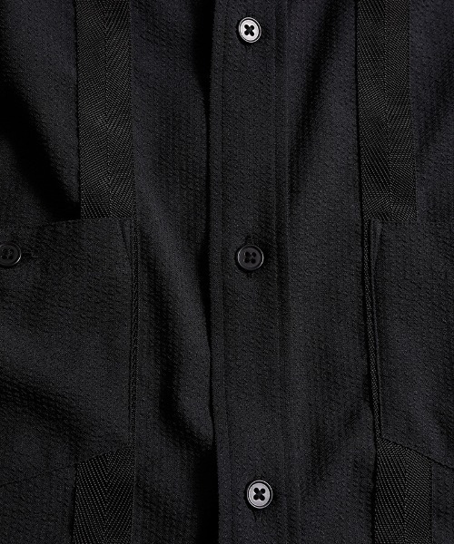 FDMTL(ファンダメンタル)の「FDMTL/ファンダメンタル/TAPE SHIRT/テープシャツ(シャツ/ブラウス・メンズ・ネイビー/ブラック/カーキ・5/2/1/4/3)」の6枚目の写真
