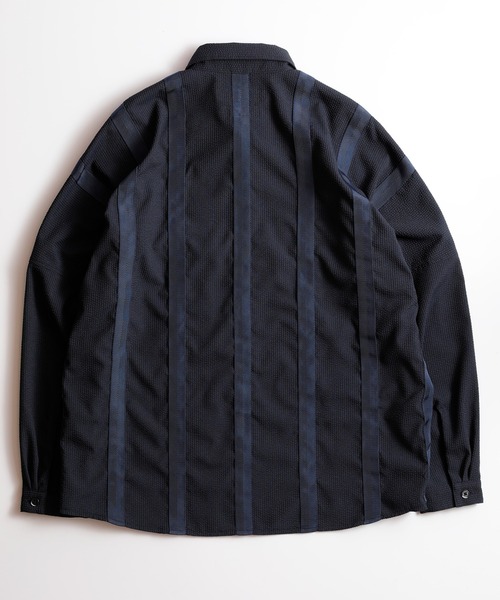 FDMTL(ファンダメンタル)の「FDMTL/ファンダメンタル/TAPE SHIRT/テープシャツ(シャツ/ブラウス・メンズ・ネイビー/ブラック/カーキ・5/2/1/4/3)」の9枚目の写真
