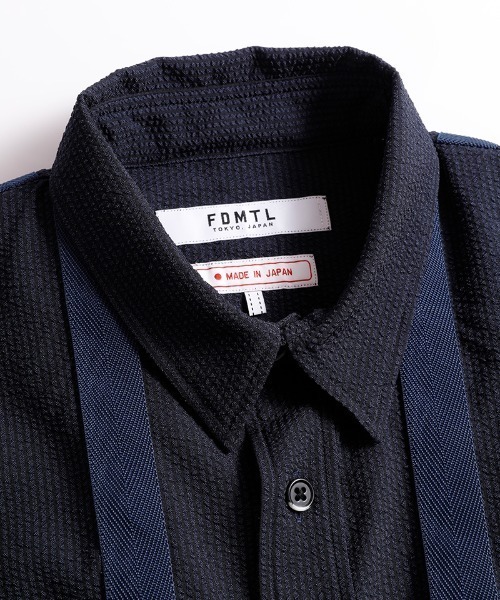 FDMTL(ファンダメンタル)の「FDMTL/ファンダメンタル/TAPE SHIRT/テープシャツ(シャツ/ブラウス・メンズ・ネイビー/ブラック/カーキ・5/2/1/4/3)」の10枚目の写真