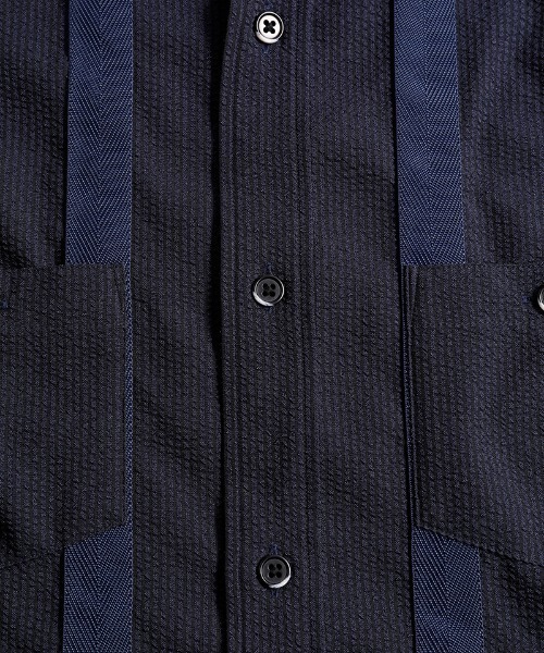 FDMTL(ファンダメンタル)の「FDMTL/ファンダメンタル/TAPE SHIRT/テープシャツ(シャツ/ブラウス・メンズ・ネイビー/ブラック/カーキ・5/2/1/4/3)」の11枚目の写真