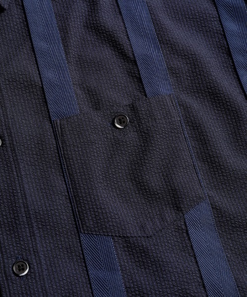 FDMTL(ファンダメンタル)の「FDMTL/ファンダメンタル/TAPE SHIRT/テープシャツ(シャツ/ブラウス・メンズ・ネイビー/ブラック/カーキ・5/2/1/4/3)」の12枚目の写真