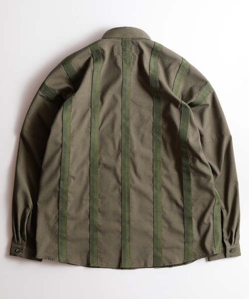 FDMTL(ファンダメンタル)の「FDMTL/ファンダメンタル/TAPE SHIRT/テープシャツ(シャツ/ブラウス・メンズ・ネイビー/ブラック/カーキ・5/2/1/4/3)」の14枚目の写真