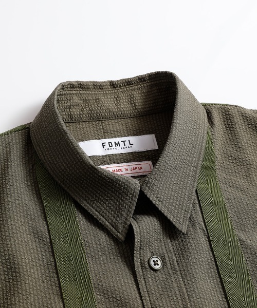FDMTL(ファンダメンタル)の「FDMTL/ファンダメンタル/TAPE SHIRT/テープシャツ(シャツ/ブラウス・メンズ・ネイビー/ブラック/カーキ・5/2/1/4/3)」の15枚目の写真