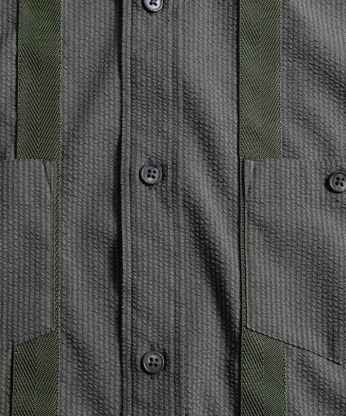 FDMTL(ファンダメンタル)の「FDMTL/ファンダメンタル/TAPE SHIRT/テープシャツ(シャツ/ブラウス・メンズ・ネイビー/ブラック/カーキ・5/2/1/4/3)」の16枚目の写真
