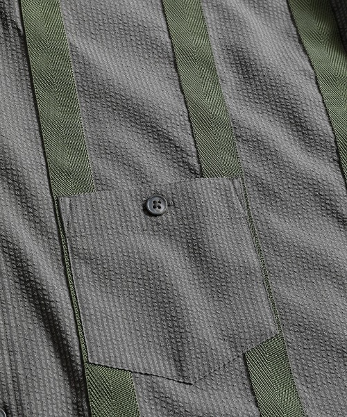 FDMTL(ファンダメンタル)の「FDMTL/ファンダメンタル/TAPE SHIRT/テープシャツ(シャツ/ブラウス・メンズ・ネイビー/ブラック/カーキ・5/2/1/4/3)」の17枚目の写真