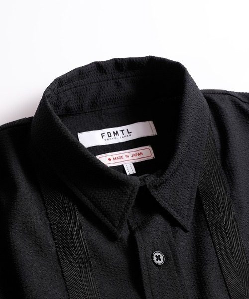 FDMTL(ファンダメンタル)の「FDMTL/ファンダメンタル/TAPE SHIRT/テープシャツ(シャツ/ブラウス・メンズ・ネイビー/ブラック/カーキ・5/2/1/4/3)」の5枚目の写真