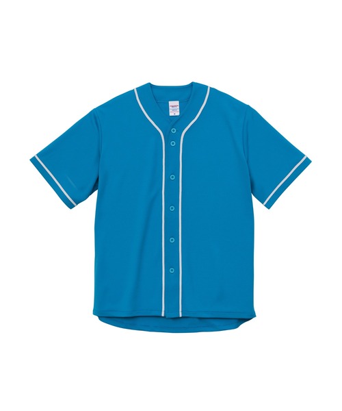 Revo.(レボ)の「United Athle ユナイテッドアスレ DRY ATHLETIC BASEBALL SHIRTS 4.1オンス ドライアスレチック ベースボールシャツ(シャツ/ブラウス・メンズ・ホワイト/ブルー/ネイビー/レッド/ブラック/ターコイズブルー/ピンク/オレンジ・L/S/XL/M/XXL)」の1枚目の写真