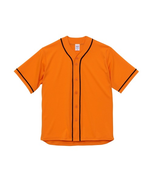 Revo.(レボ)の「United Athle ユナイテッドアスレ DRY ATHLETIC BASEBALL SHIRTS 4.1オンス ドライアスレチック ベースボールシャツ(シャツ/ブラウス・メンズ・ホワイト/ブルー/ネイビー/レッド/ブラック/ターコイズブルー/ピンク/オレンジ・L/S/XL/M/XXL)」の8枚目の写真