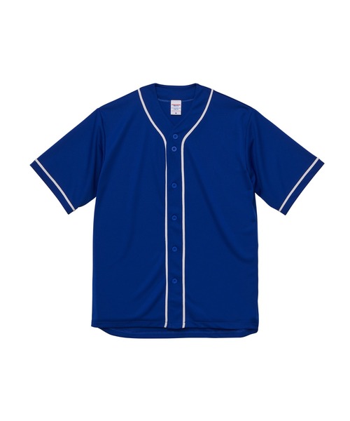Revo.(レボ)の「United Athle ユナイテッドアスレ DRY ATHLETIC BASEBALL SHIRTS 4.1オンス ドライアスレチック ベースボールシャツ(シャツ/ブラウス・メンズ・ホワイト/ブルー/ネイビー/レッド/ブラック/ターコイズブルー/ピンク/オレンジ・L/S/XL/M/XXL)」の5枚目の写真