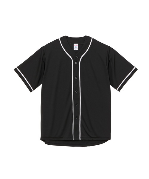 Revo.(レボ)の「United Athle ユナイテッドアスレ DRY ATHLETIC BASEBALL SHIRTS 4.1オンス ドライアスレチック ベースボールシャツ(シャツ/ブラウス・メンズ・ホワイト/ブルー/ネイビー/レッド/ブラック/ターコイズブルー/ピンク/オレンジ・L/S/XL/M/XXL)」の3枚目の写真
