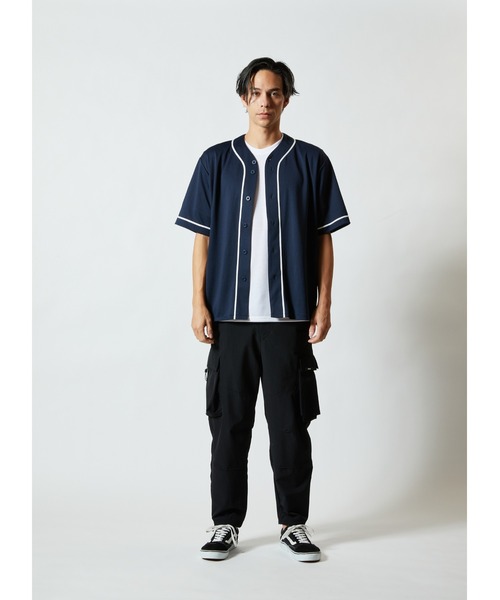Revo.(レボ)の「United Athle ユナイテッドアスレ DRY ATHLETIC BASEBALL SHIRTS 4.1オンス ドライアスレチック ベースボールシャツ(シャツ/ブラウス・メンズ・ホワイト/ブルー/ネイビー/レッド/ブラック/ターコイズブルー/ピンク/オレンジ・L/S/XL/M/XXL)」の20枚目の写真