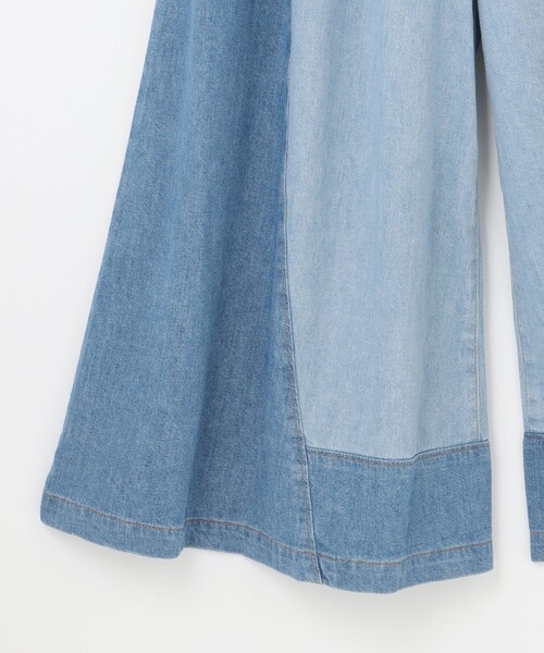 GRACE CONTINENTAL(グレースコンチネンタル)の「ワイドイージーデニムパンツ2(デニムパンツ・レディース・サックスブルー・36)」の9枚目の写真