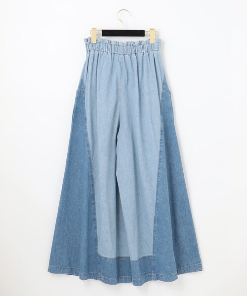 GRACE CONTINENTAL(グレースコンチネンタル)の「ワイドイージーデニムパンツ2(デニムパンツ・レディース・サックスブルー・36)」の10枚目の写真