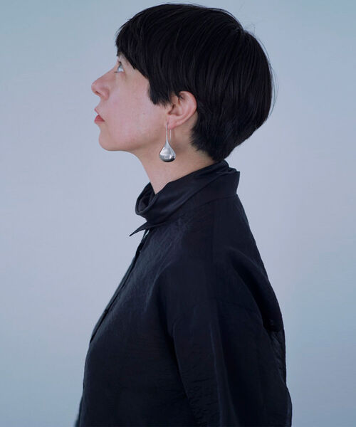 Ray BEAMS（レイビームス）の「Ray BEAMS / オーガンジー レギュラーカラー シャツ（シャツ/ブラウス・レディース・ブラック/ベージュ・ONE SIZE）」の12枚目の写真