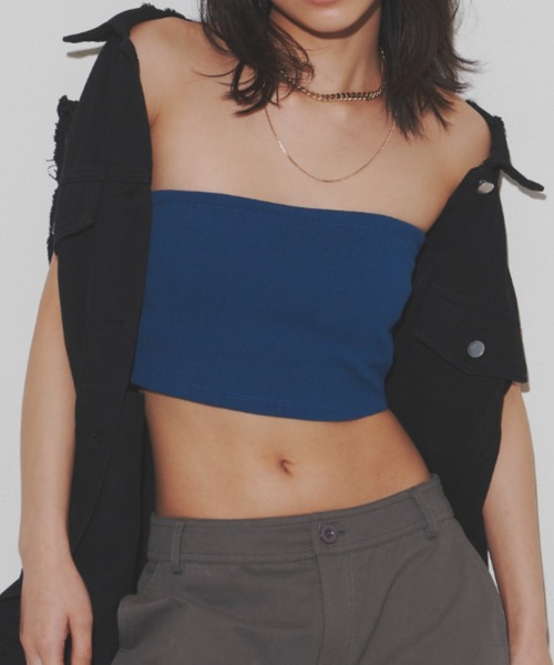 シテチューブトップ SHAGGIE（シャギー）の「カップ付きチューブトップ（チューブトップ