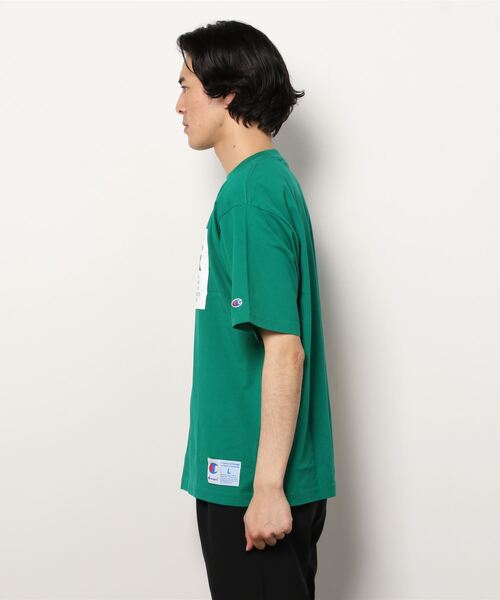Champion（チャンピオン）の「【Champion/チャンピオン】メンズ アクションスタイル ショートスリーブTシャツ（Tシャツ/カットソー・メンズ・ブラック/グリーン/グレー/ホワイト・LARGE/X-LARGE/MEDIUM）」の5枚目の写真